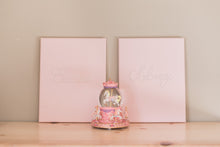 Load image into Gallery viewer, Nursery Pink Pearl Name Canvas
