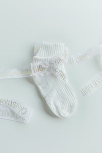 White Dior Socks