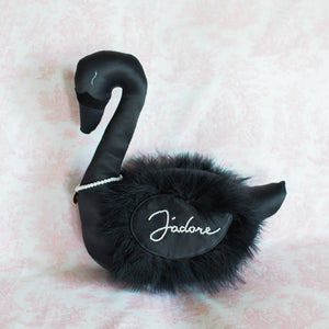 Black Personalized Ballerina Swan