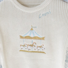 Load image into Gallery viewer, French Carousel Personalized Sweater
