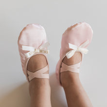 Load image into Gallery viewer, Pink Satin Dior Ballet Slippers
