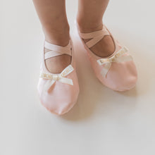 Load image into Gallery viewer, Pink Satin Dior Ballet Slippers
