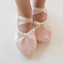 Load image into Gallery viewer, Pink Satin Dior Ballet Slippers
