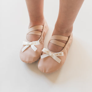 Neutral Dior Ballet Slippers