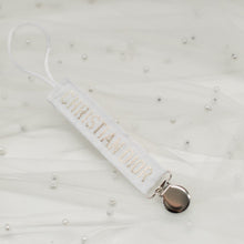 Load image into Gallery viewer, Dior Organza Pacifier Clip
