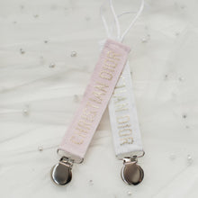 Load image into Gallery viewer, Dior Organza Pacifier Clip
