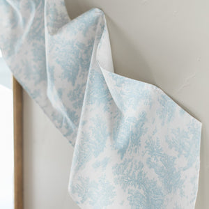 Baby Blue Toile Bespoke Bow {Life size}