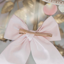 Load image into Gallery viewer, Pink Crest Pearl Initial Bow
