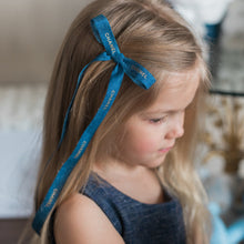 Load image into Gallery viewer, Denim Blue Chanel Bow
