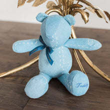 Load image into Gallery viewer, Light Wash Denim Wash Teddy Bear
