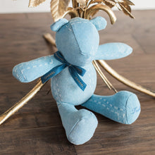 Load image into Gallery viewer, Light Wash Denim Wash Teddy Bear
