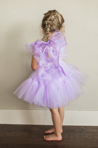 Bespoke Purple Butterfly Large Organza Bow