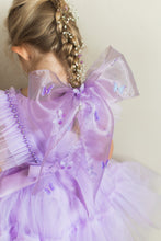 Load image into Gallery viewer, Bespoke Purple Butterfly Large Organza Bow
