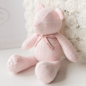 Eloise Tweed Pearl Initial Teddy Bear