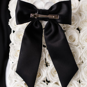 Camellia Pearl Initial Bow