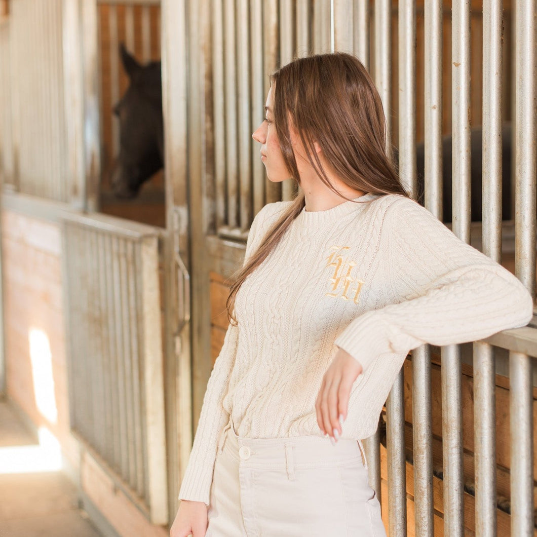 Adult Cream Personalized Sweater