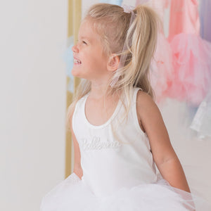 White Pearl Beaded Tutu