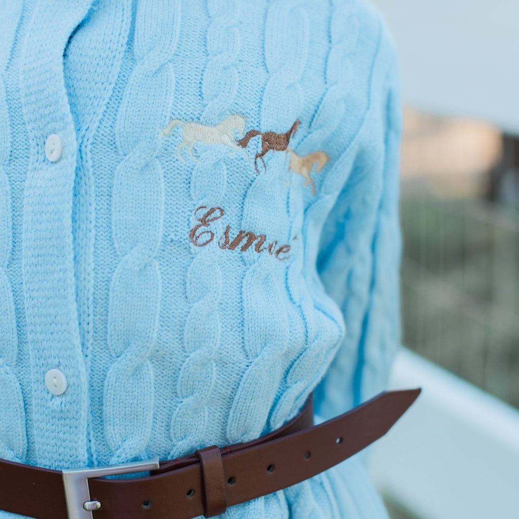 Personalized Horse Cardigan