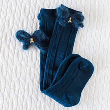 Load image into Gallery viewer, Navy Teddy Sock Set
