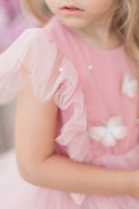 Rose Flutter Dress