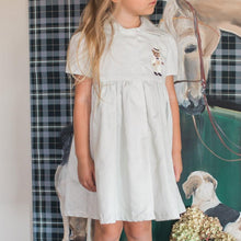 Load image into Gallery viewer, Green Striped Bear Shirt Dress {Limited}
