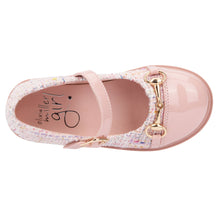 Load image into Gallery viewer, Pink Coco Tweed Flats
