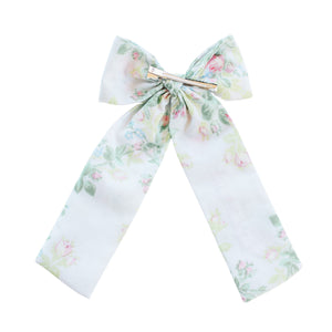 Personalized Delicate Rose Bow