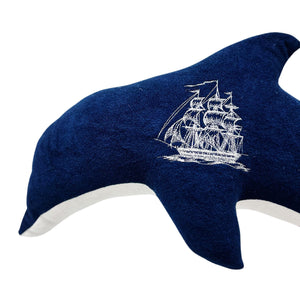 Embroidered Nautical Dolphin