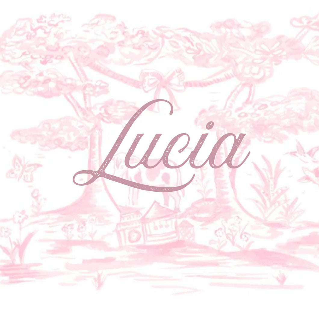 Mystery Bow Bundle: Name on Bow: Lucia