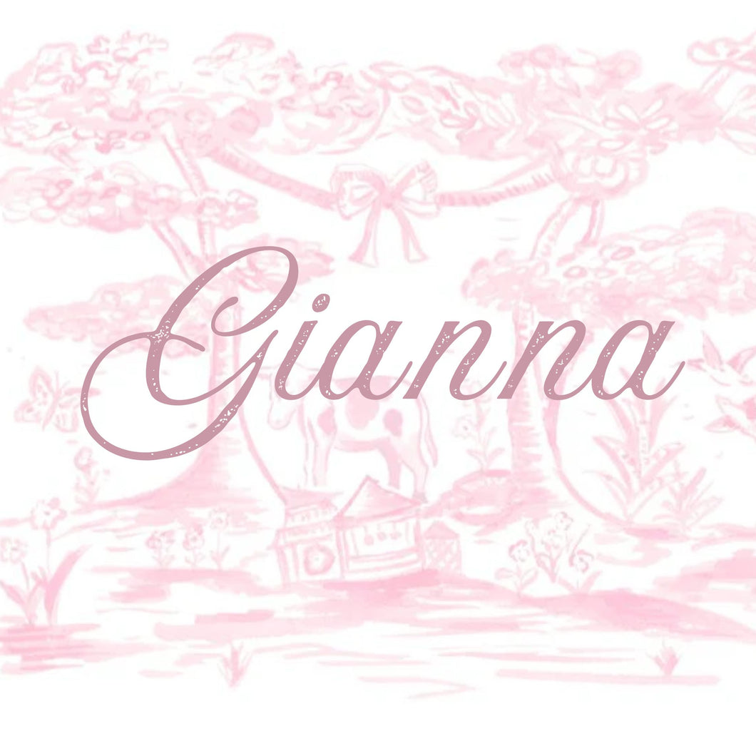 Mystery Bow Bundle: Name on Bow: Gianna