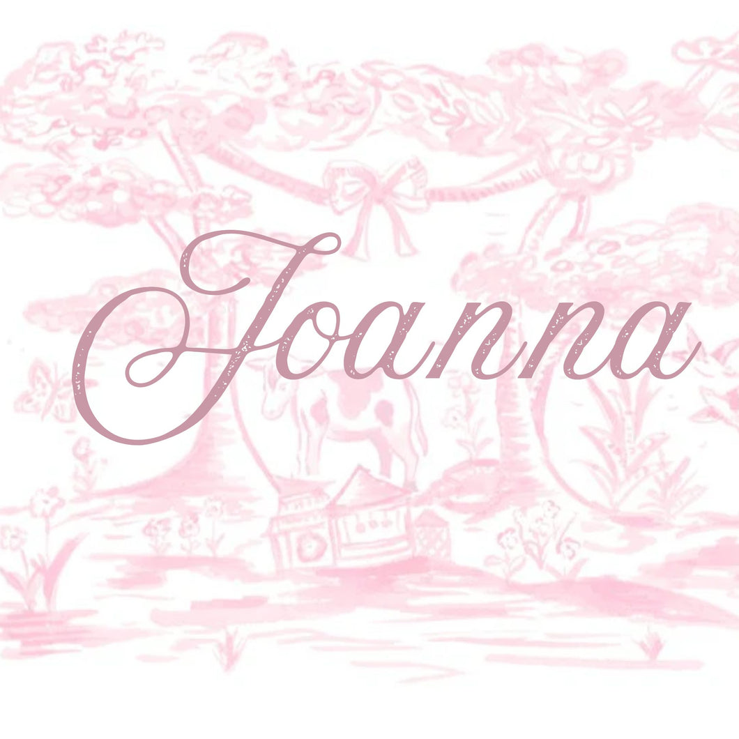 Mystery Bow Bundle: Name on Bow: Joanna