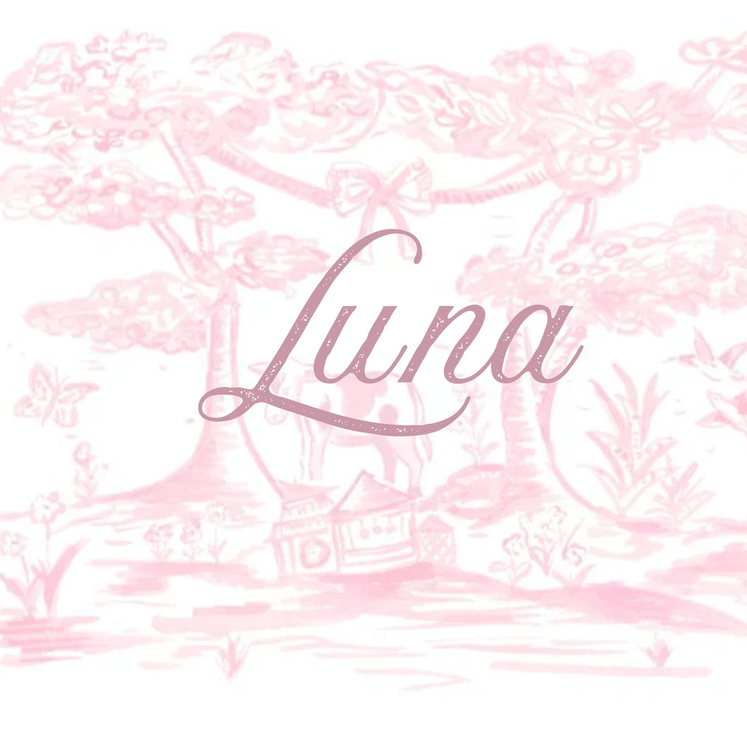 Mystery Bow Bundle: Name on Bow: Luna