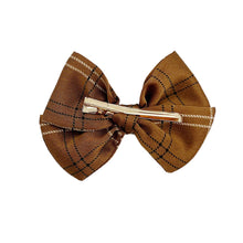 Load image into Gallery viewer, Pumpkin Spice Initial Mini Bow
