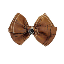 Load image into Gallery viewer, Pumpkin Spice Initial Mini Bow

