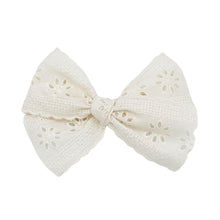 Load image into Gallery viewer, Eyelet Medium Ribbon Bow
