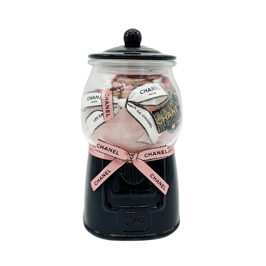 Black Chanel Gumball Jar