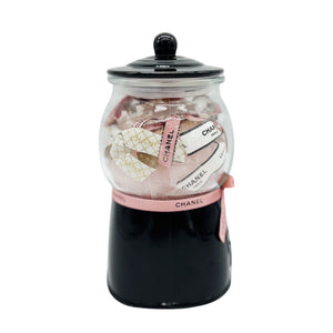 Black Chanel Gumball Jar