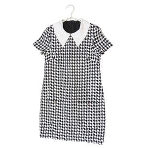 Mademoiselle Houndstooth MAMA Dress
