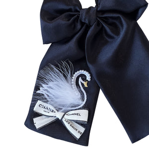 The Black Coco Swan Bow