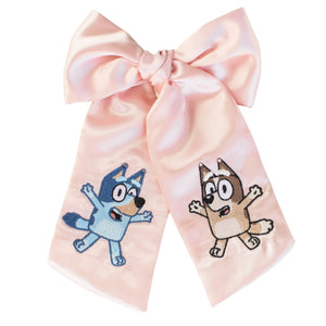 Bluey Pink Satin Bow