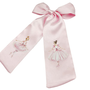 Pink Ballerina Crystal Bow