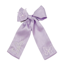 Load image into Gallery viewer, Lavender Pearl Butterfly Bow
