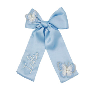 Blue Pearl Butterfly Bow
