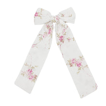 Load image into Gallery viewer, Pink long floral love bow
