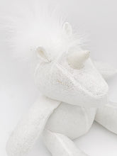 Load image into Gallery viewer, White Pearl Bespoke Unicorn Toy
