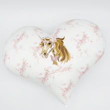 Load image into Gallery viewer, Unicorn Heart Pillow
