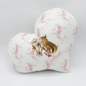 Unicorn Heart Pillow