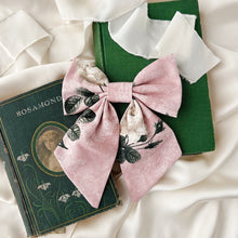 Load image into Gallery viewer, Rose Print Cotton Bow
