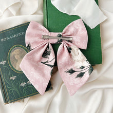Load image into Gallery viewer, Rose Print Cotton Bow

