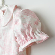 Load image into Gallery viewer, Pink French Toile Tiered Dress
